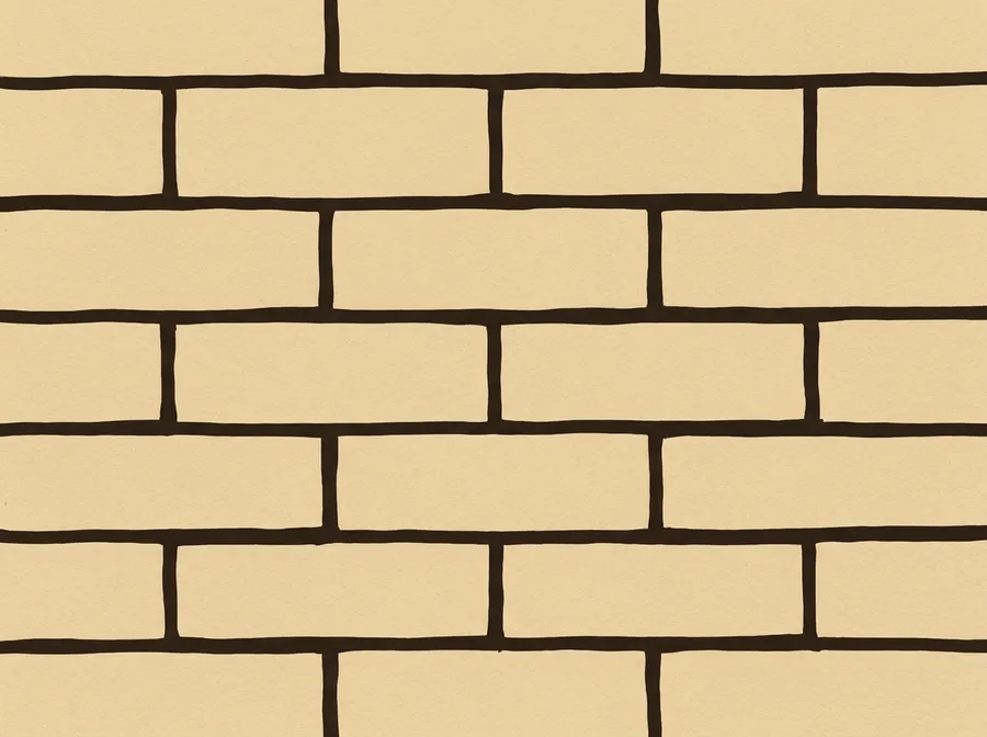 Close-up illustration of firebrick and mortar texture.